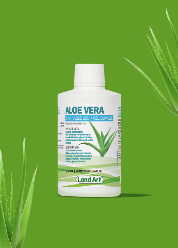 Aloe Vera - Gel Buvable - Nature - Land Art - 500ml